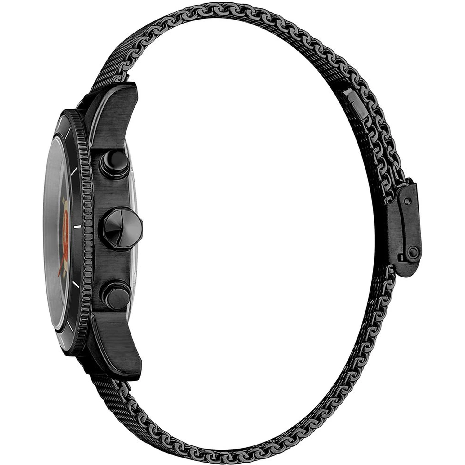 Black Stainless Steel Sport Watch