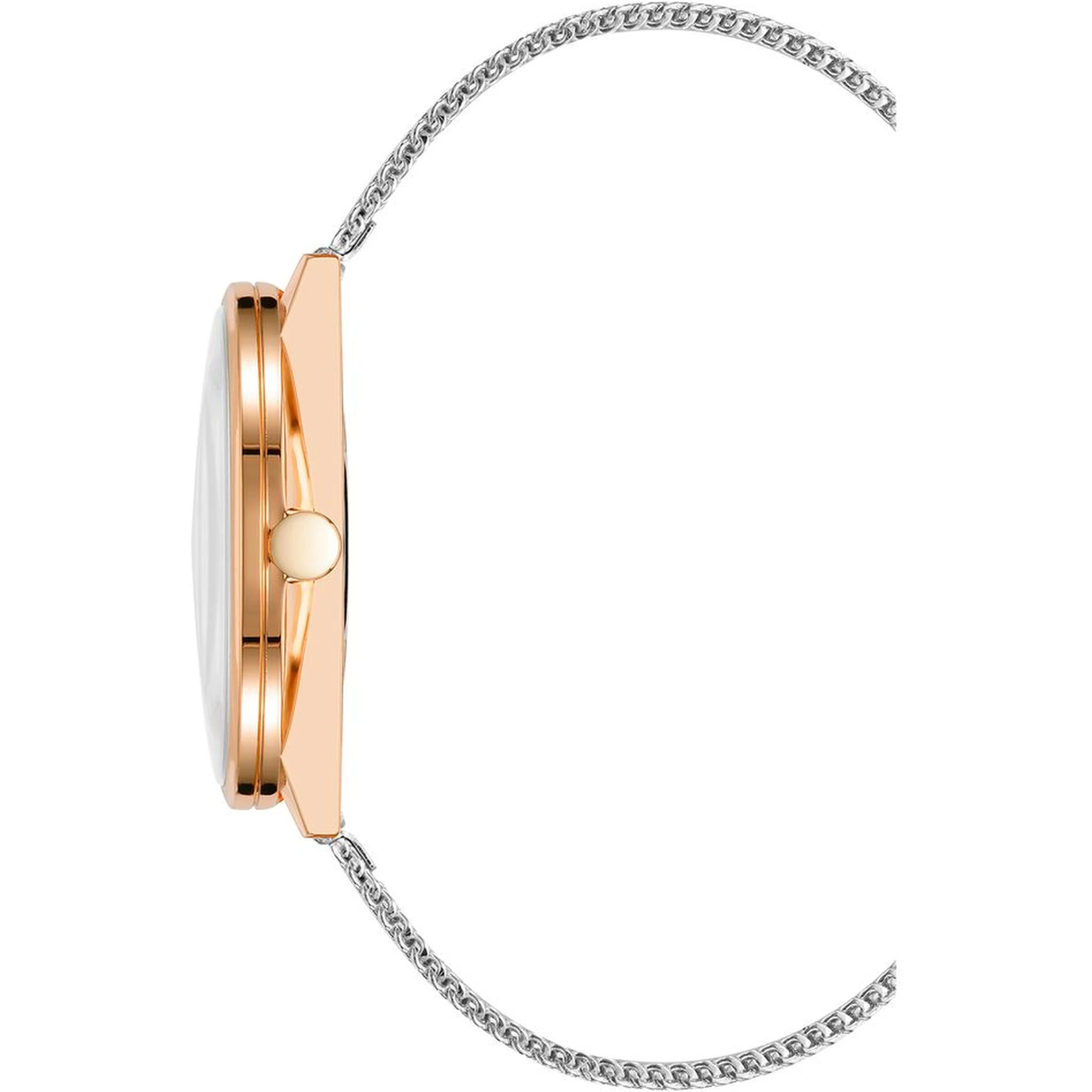 Gray Stainless Steel Bracelet Watch