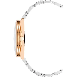 Gray Metal Dress Watch