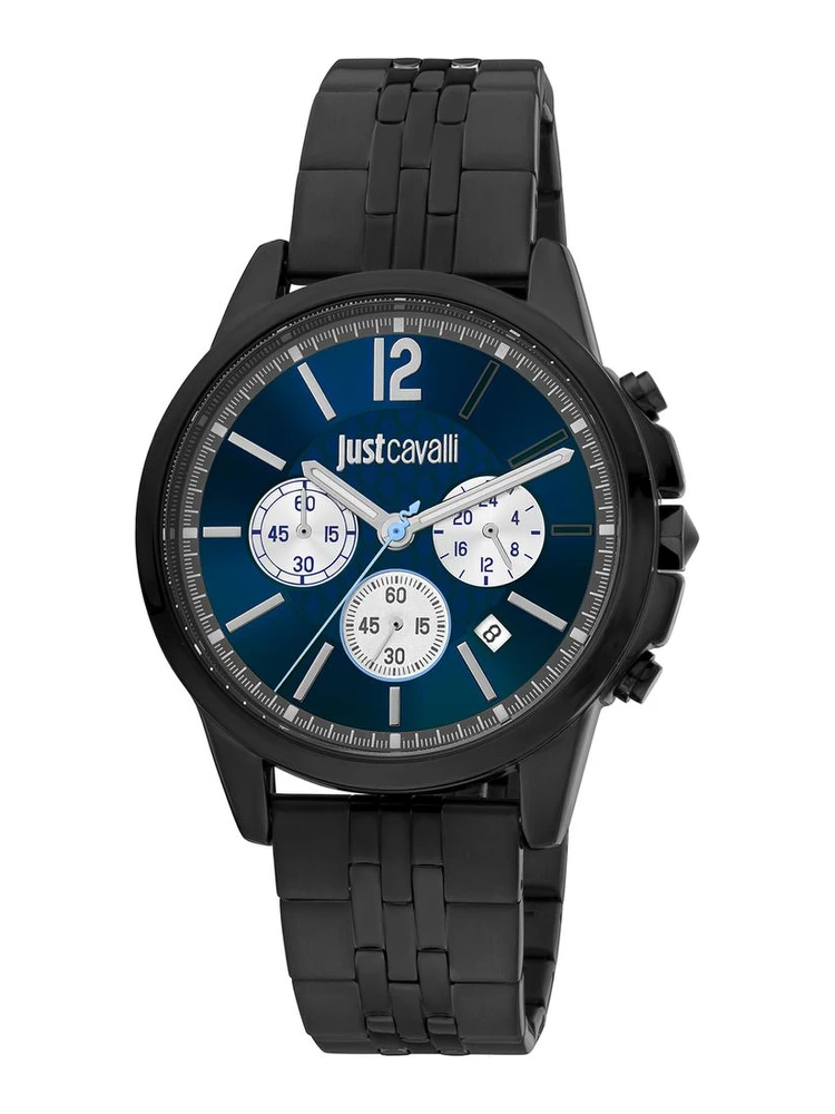 Black Stainless Steel Sport Watch