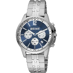 Gray Stainless Steel Dress Watch