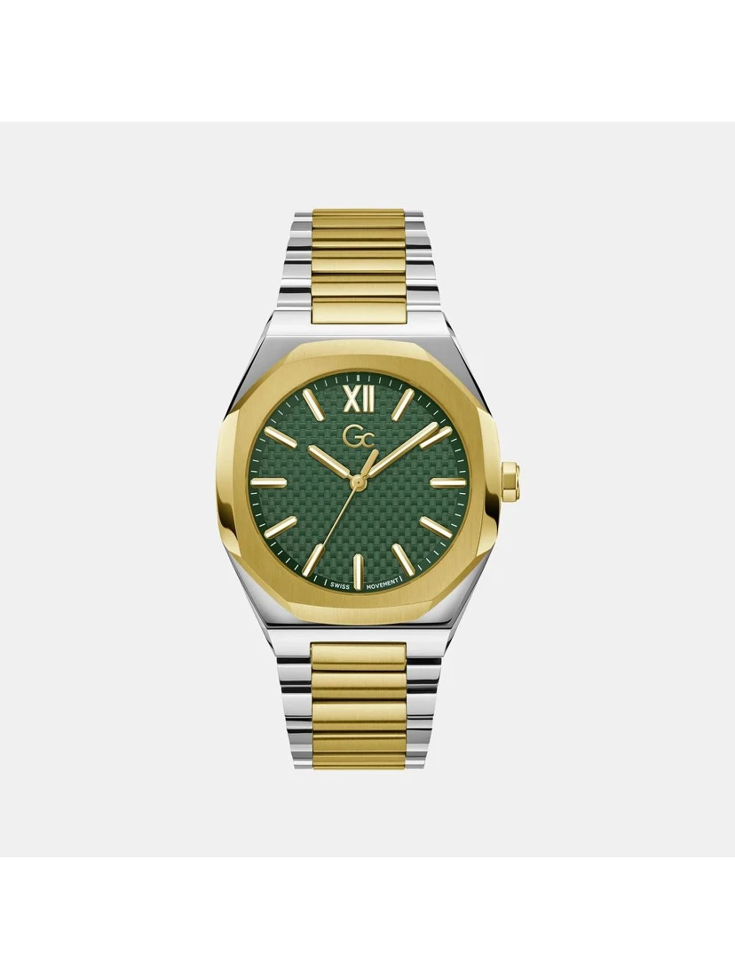 Gold Stainless Steel Dress Watch