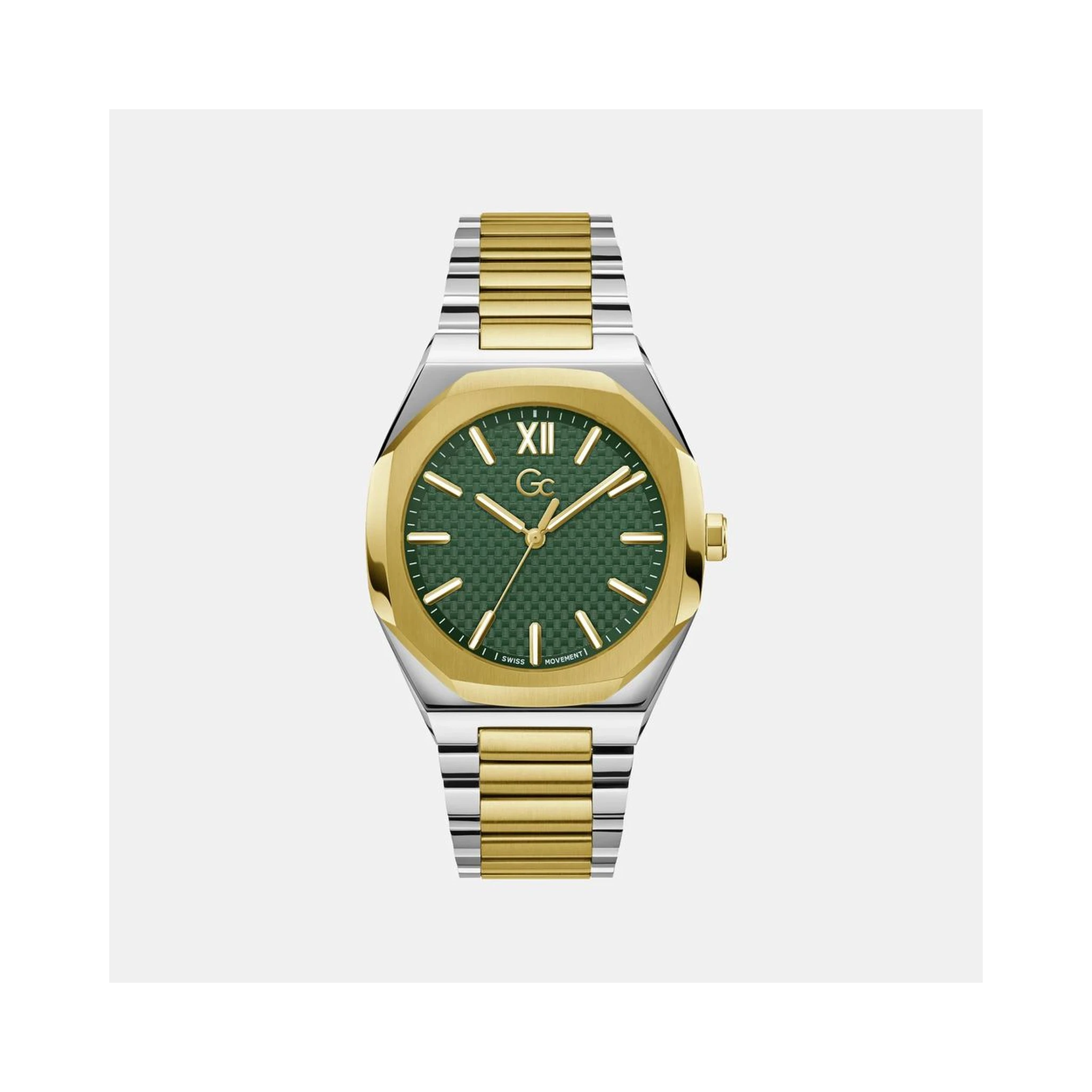 Gold Stainless Steel Dress Watch