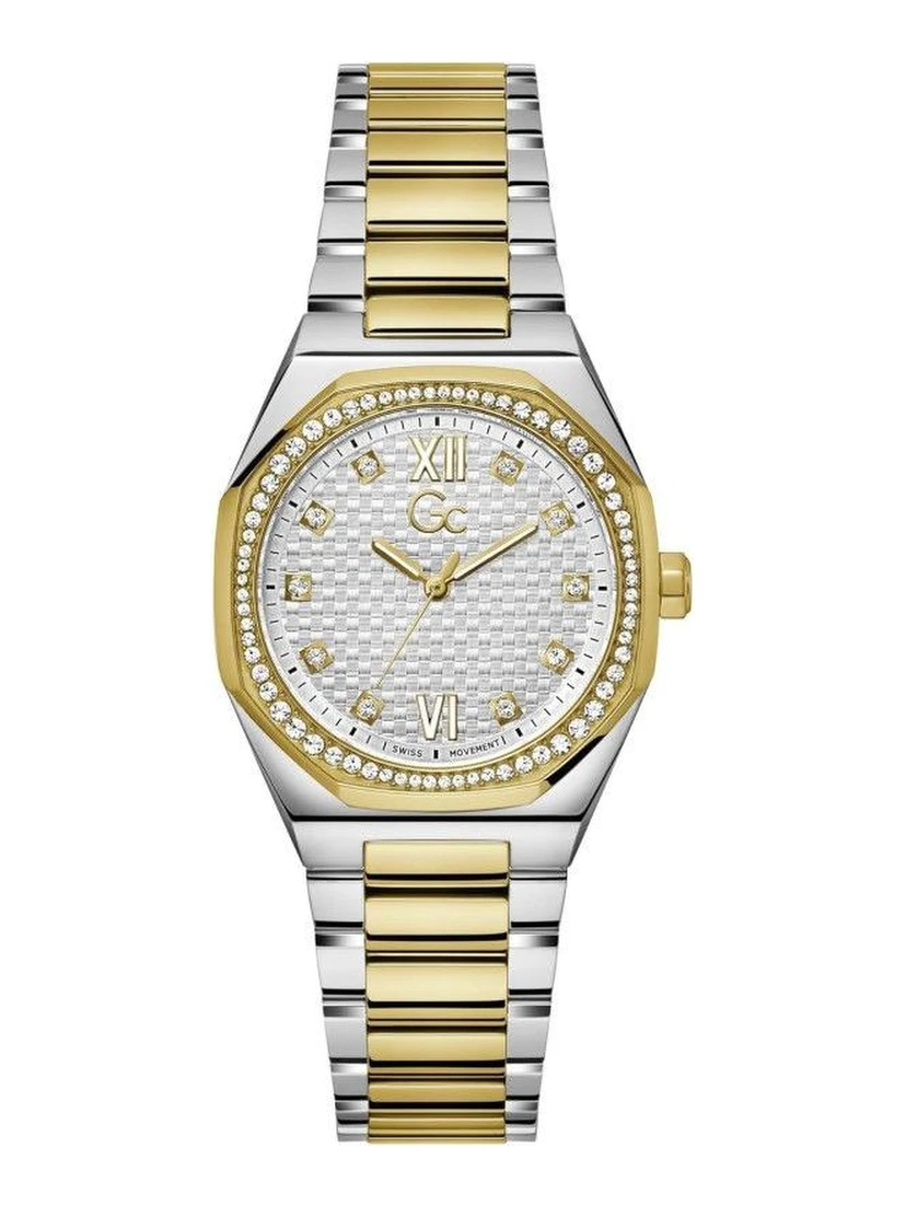 Gold Stainless Steel Dress Watch