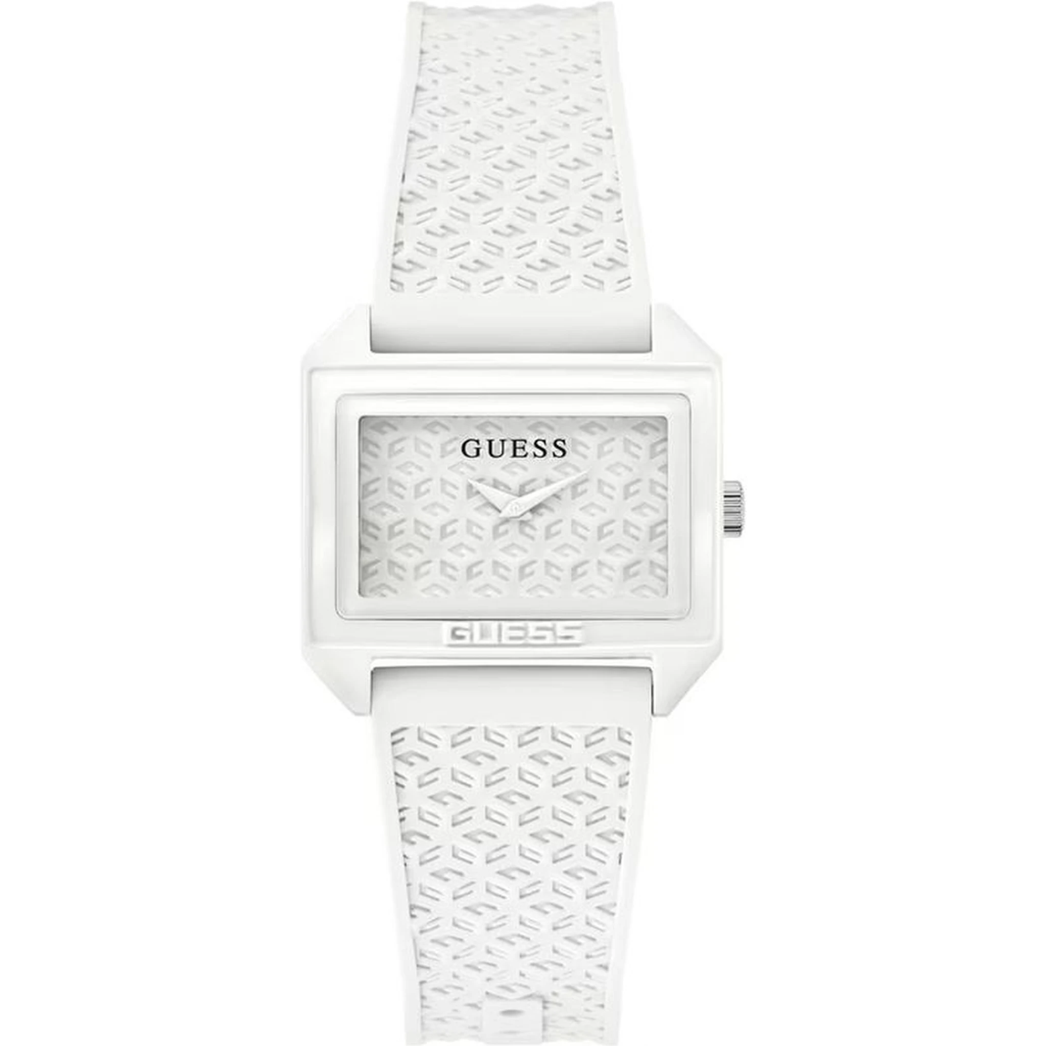 White Synthetic Dress Watch