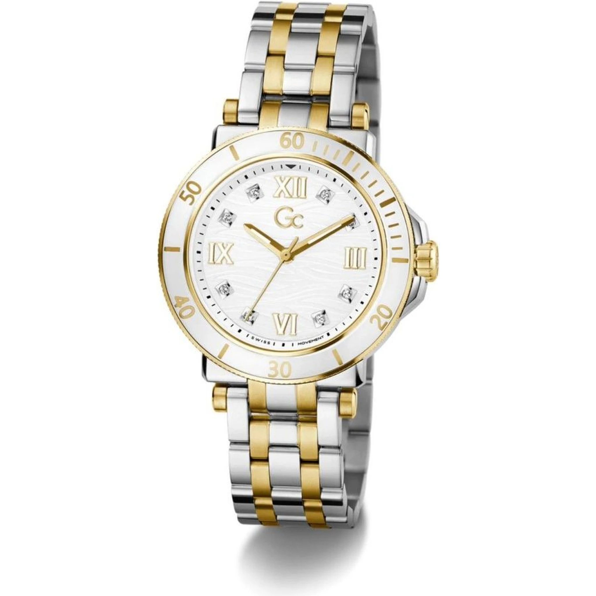 Gray Stainless Steel Dress Watch