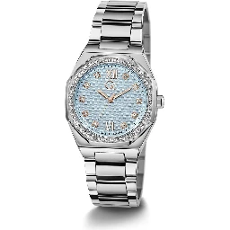 Gray Stainless Steel Dress Watch