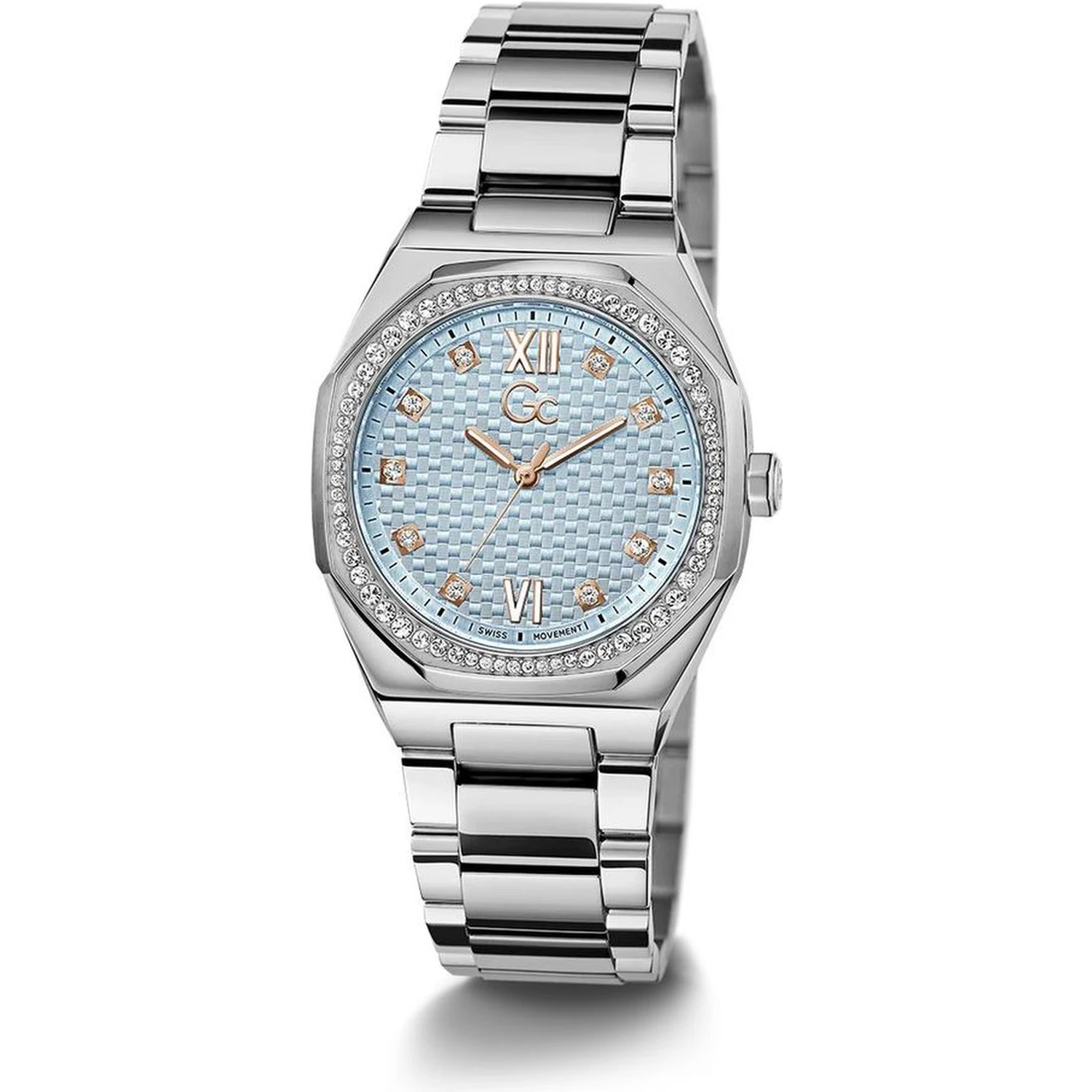 Gray Stainless Steel Dress Watch