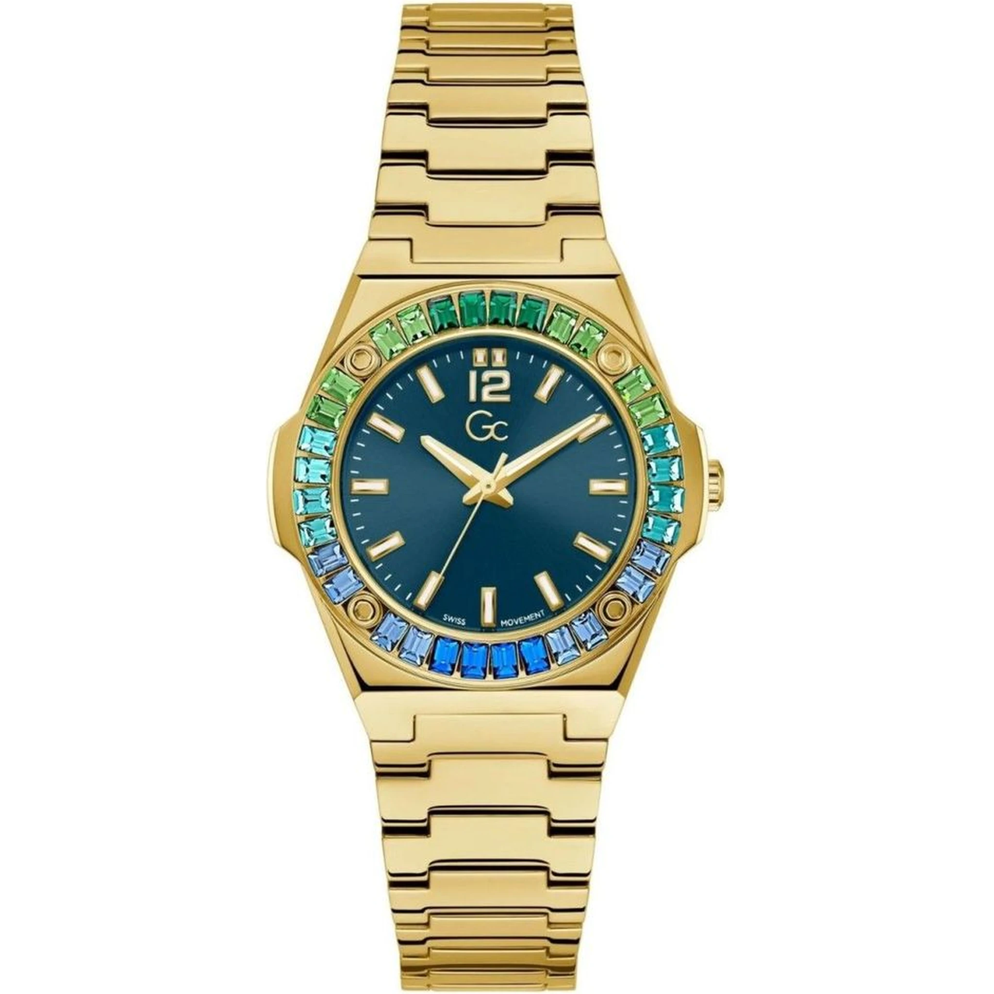 Gold Stainless Steel Bracelet Watch