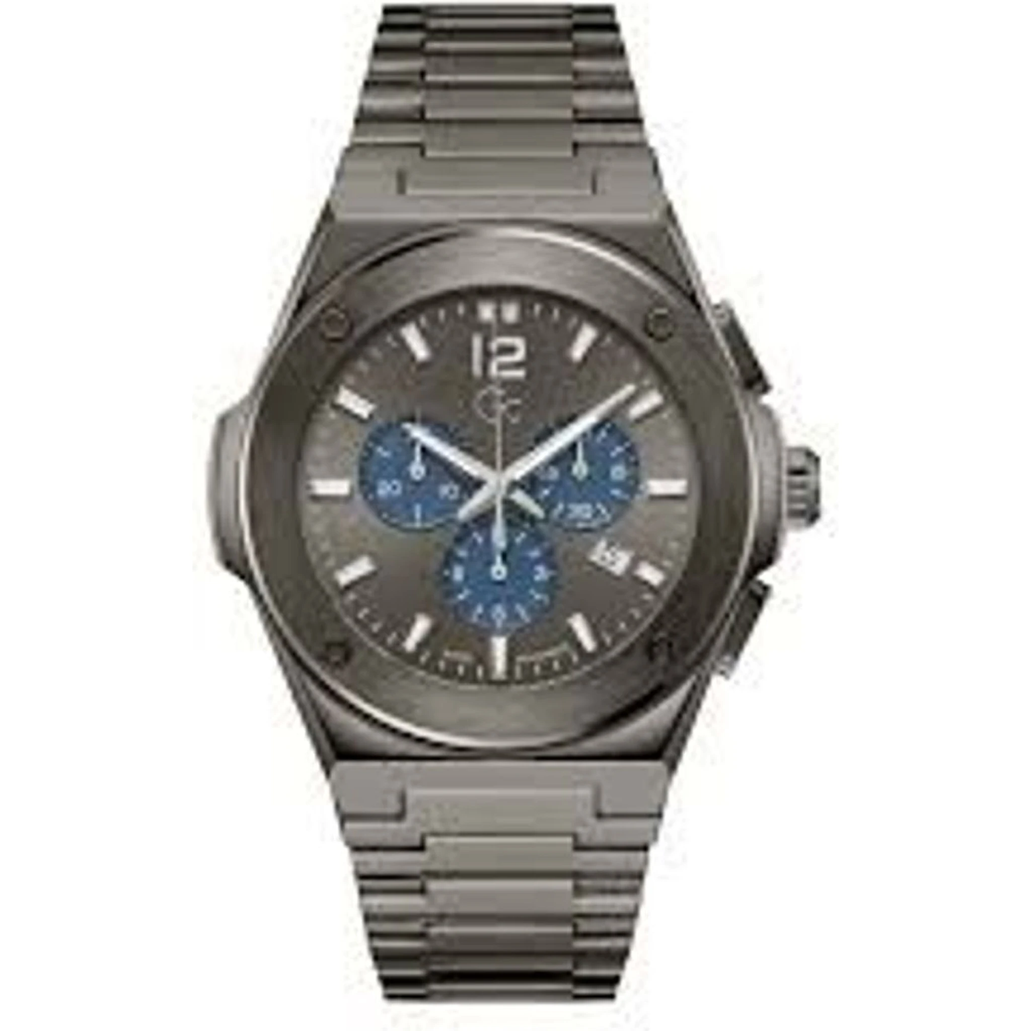 Gray Stainless Steel Dress Watch