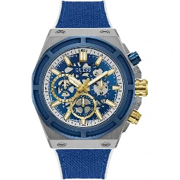 Blue Synthetic Sport Watch