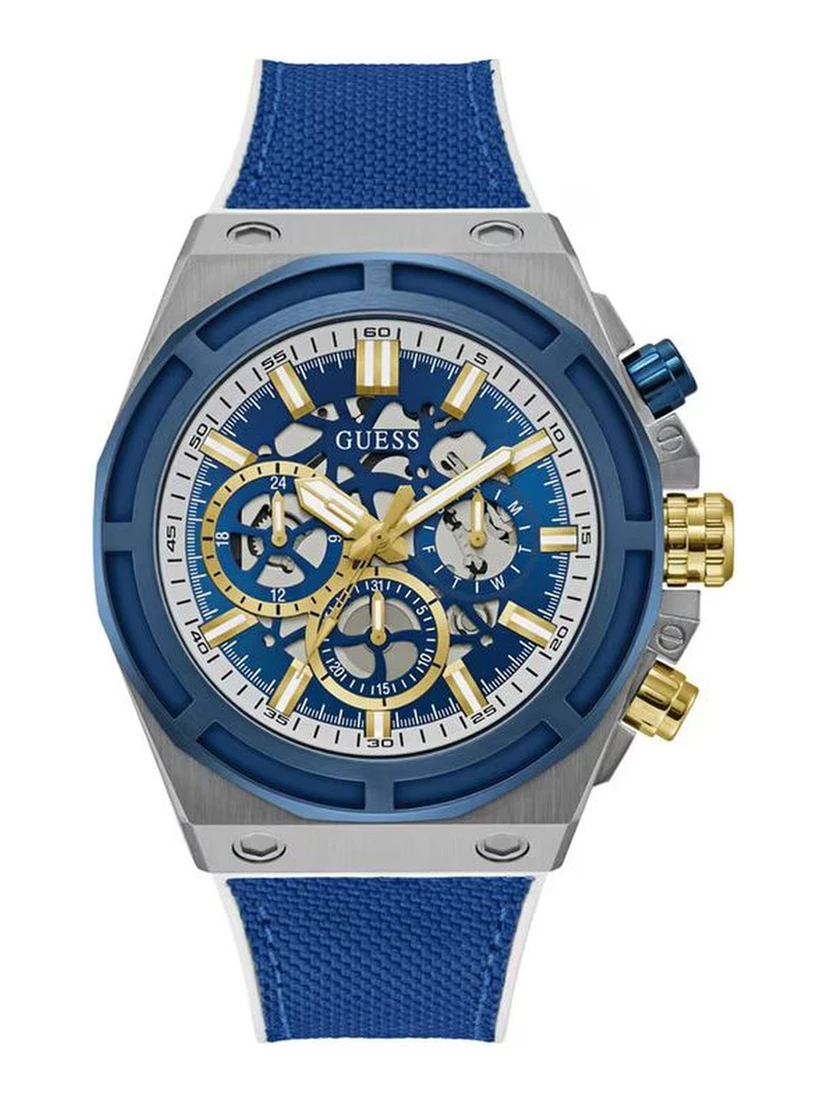 Blue Synthetic Sport Watch
