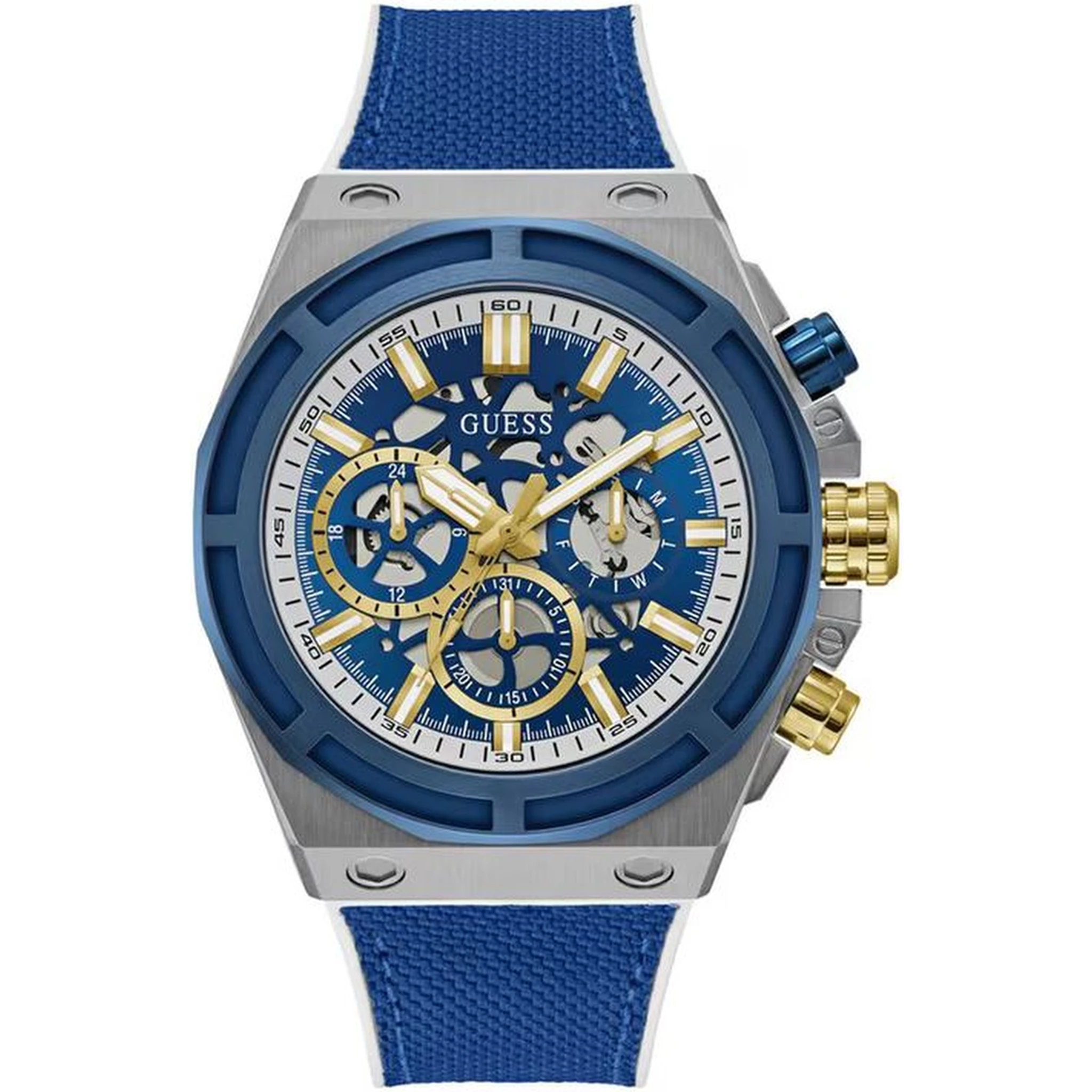 Blue Synthetic Sport Watch