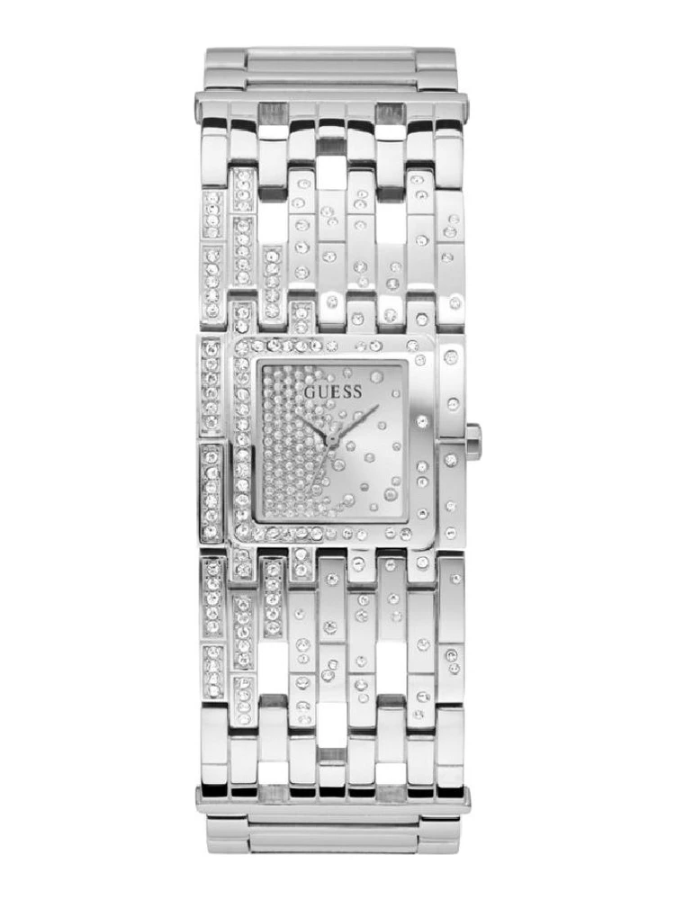 Gray Stainless Steel Dress Watch