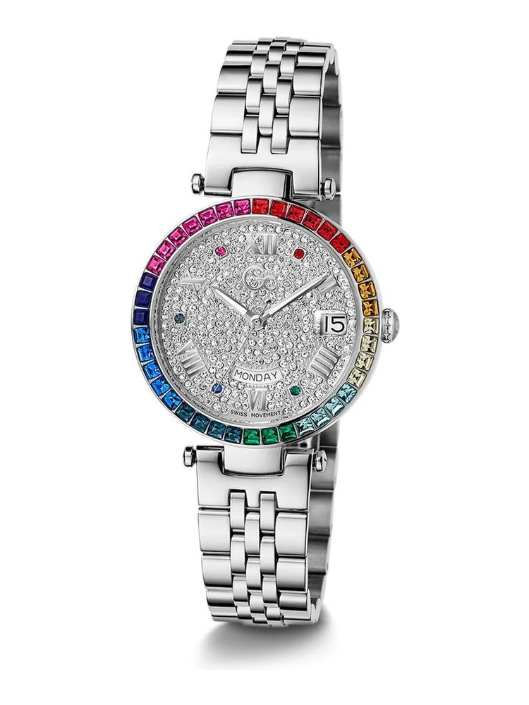 Gray Stainless Steel Bracelet Watch