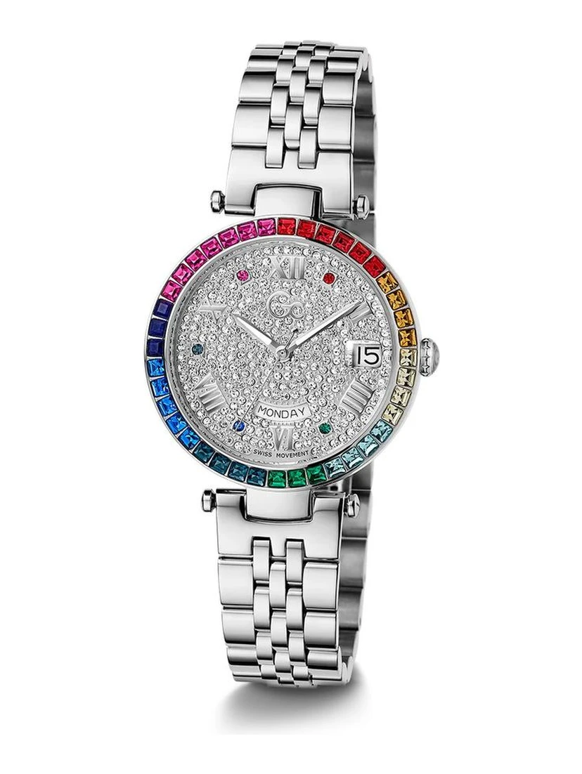 Gray Stainless Steel Bracelet Watch