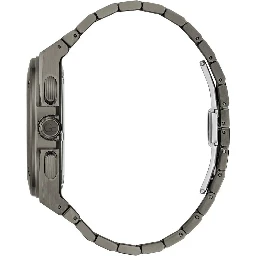 Gray Stainless Steel Dress Watch