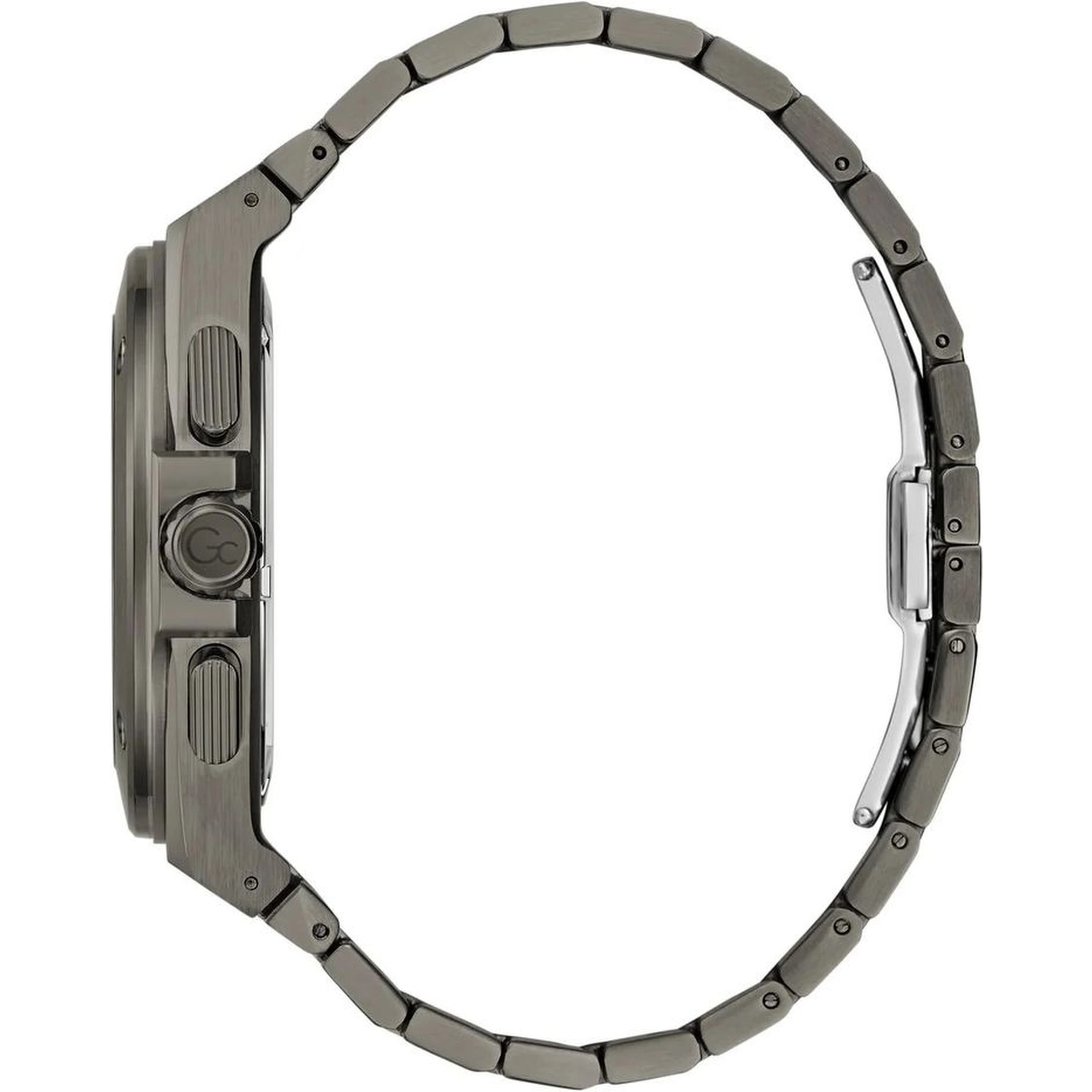 Gray Stainless Steel Dress Watch
