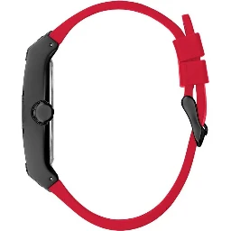 ساعة رياضية سوداء صناعية