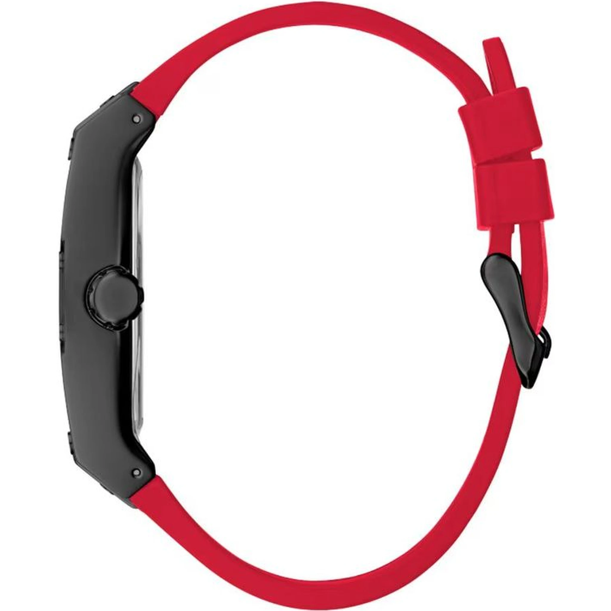 ساعة رياضية سوداء صناعية