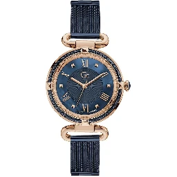 Blue Stainless Steel Dress Watch