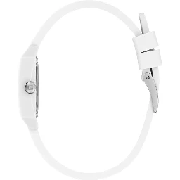 White Synthetic Dress Watch