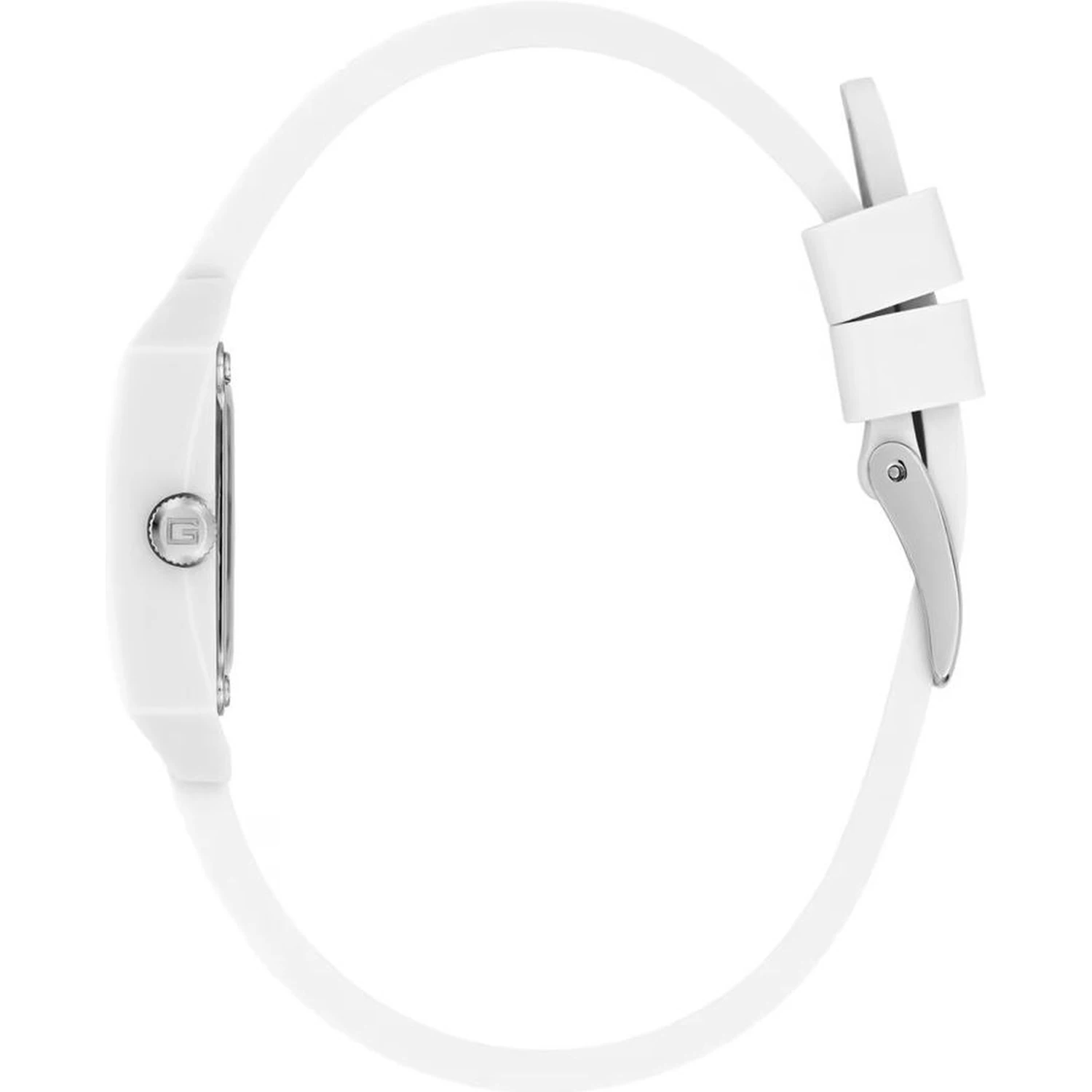 White Synthetic Dress Watch