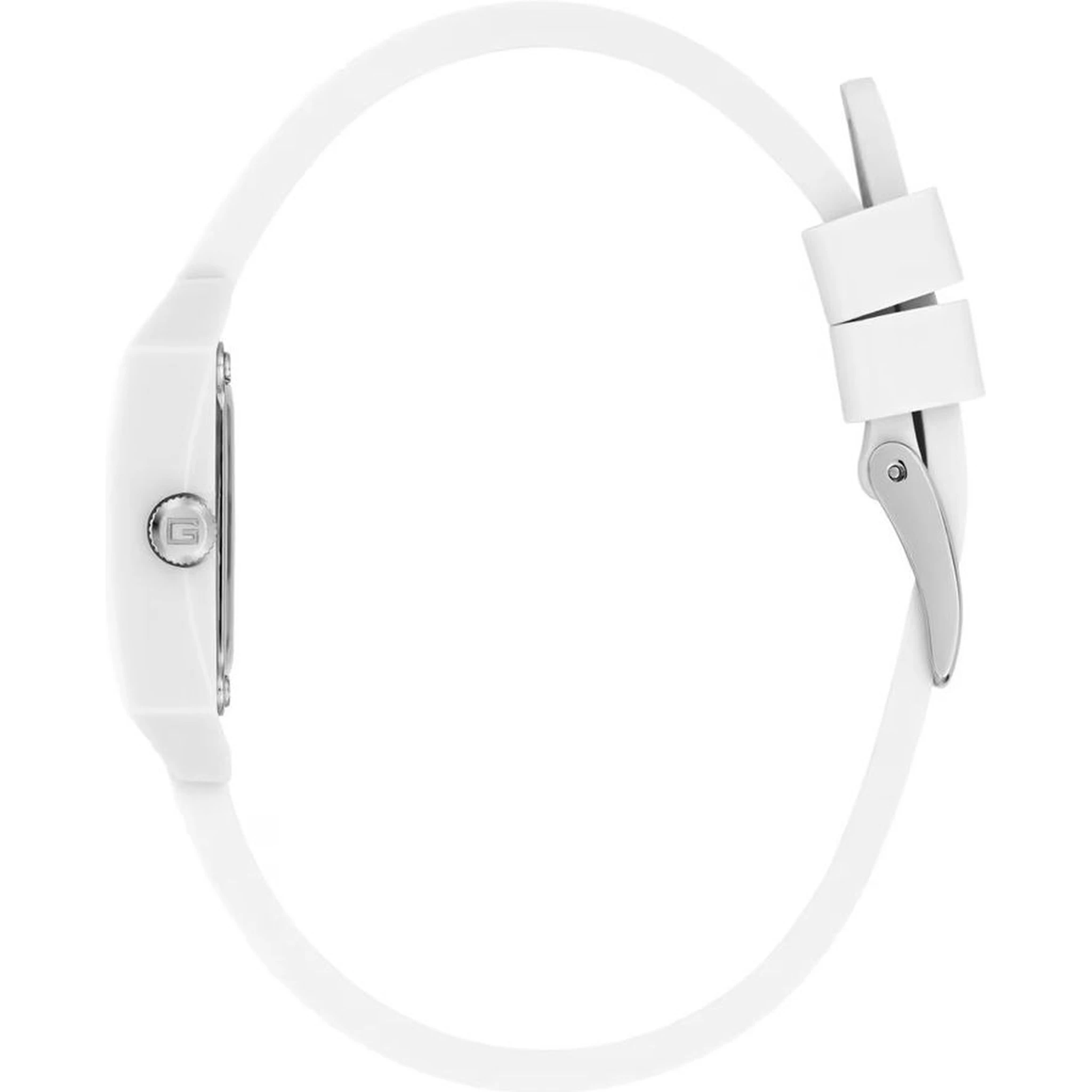 White Synthetic Dress Watch