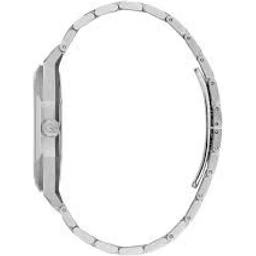 Gray Stainless Steel Dress Watch