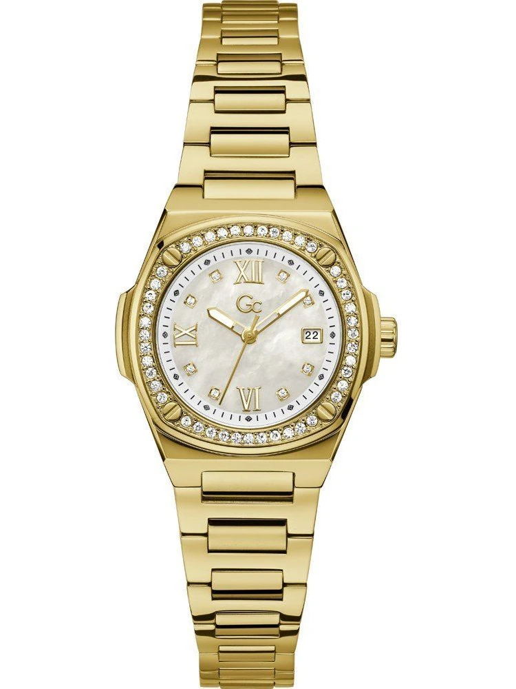 Gold Stainless Steel Dress Watch