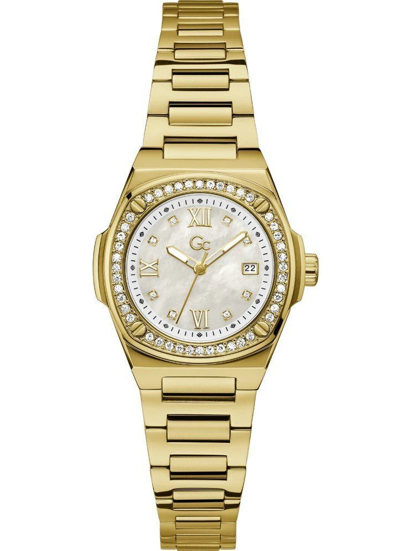 Gold Stainless Steel Dress Watch