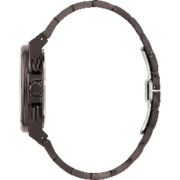Gray Stainless Steel Dress Watch