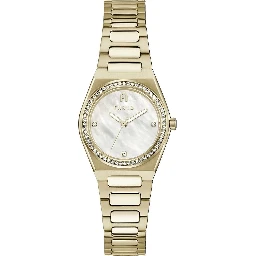 Gold Stainless Steel Dress Watch