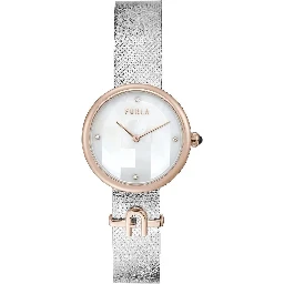 Gray Stainless Steel Dress Watch