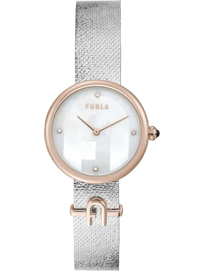 Gray Stainless Steel Dress Watch