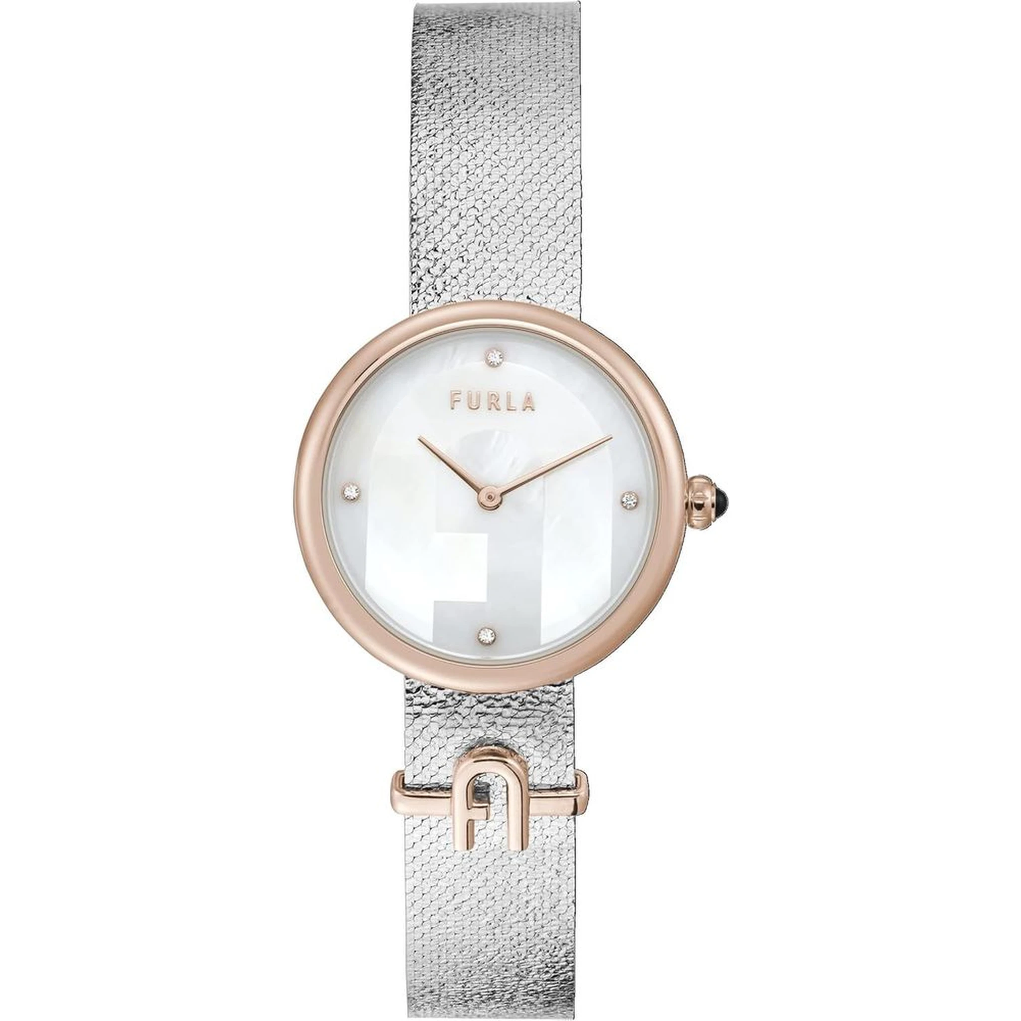 Gray Stainless Steel Dress Watch
