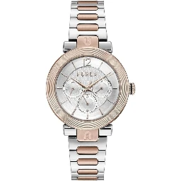 Gray Stainless Steel Dress Watch