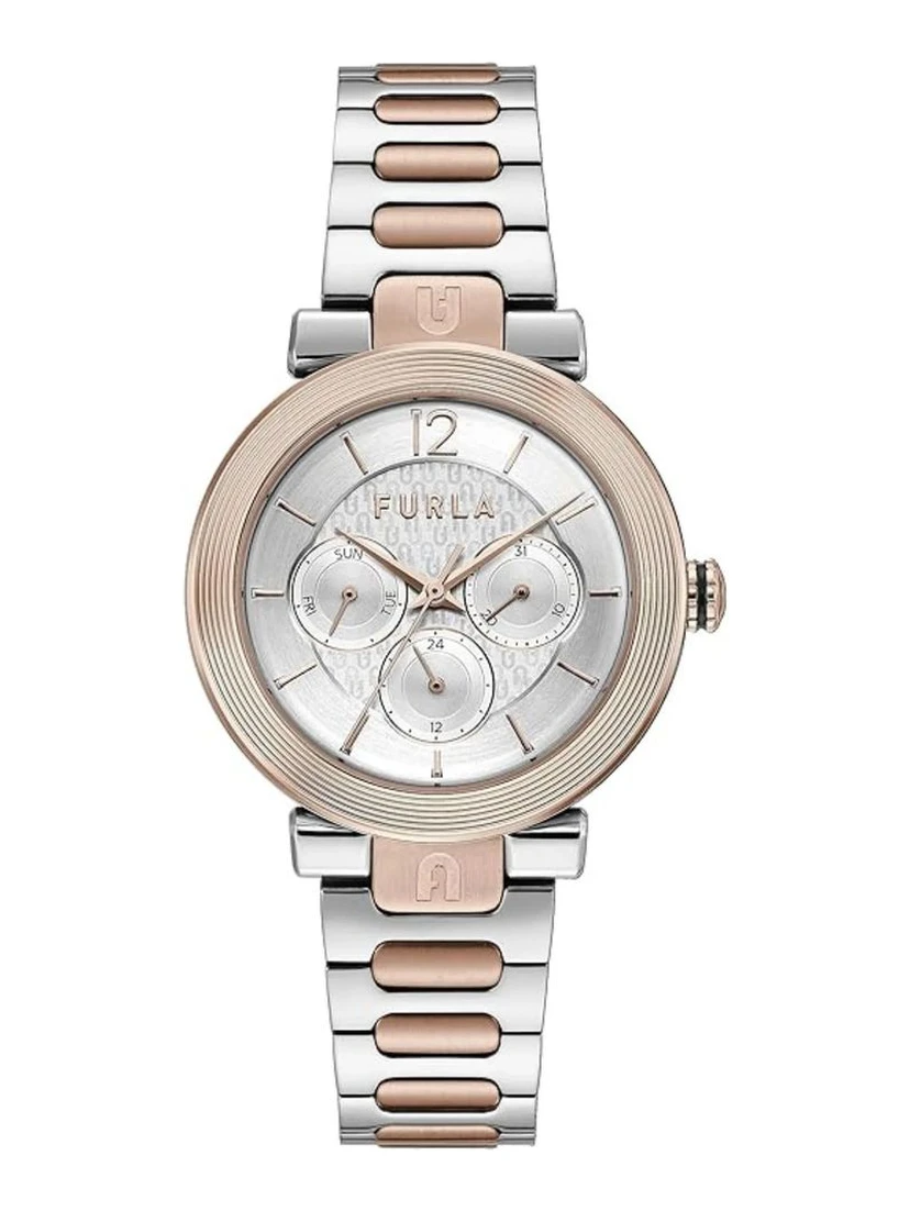 Gray Stainless Steel Dress Watch
