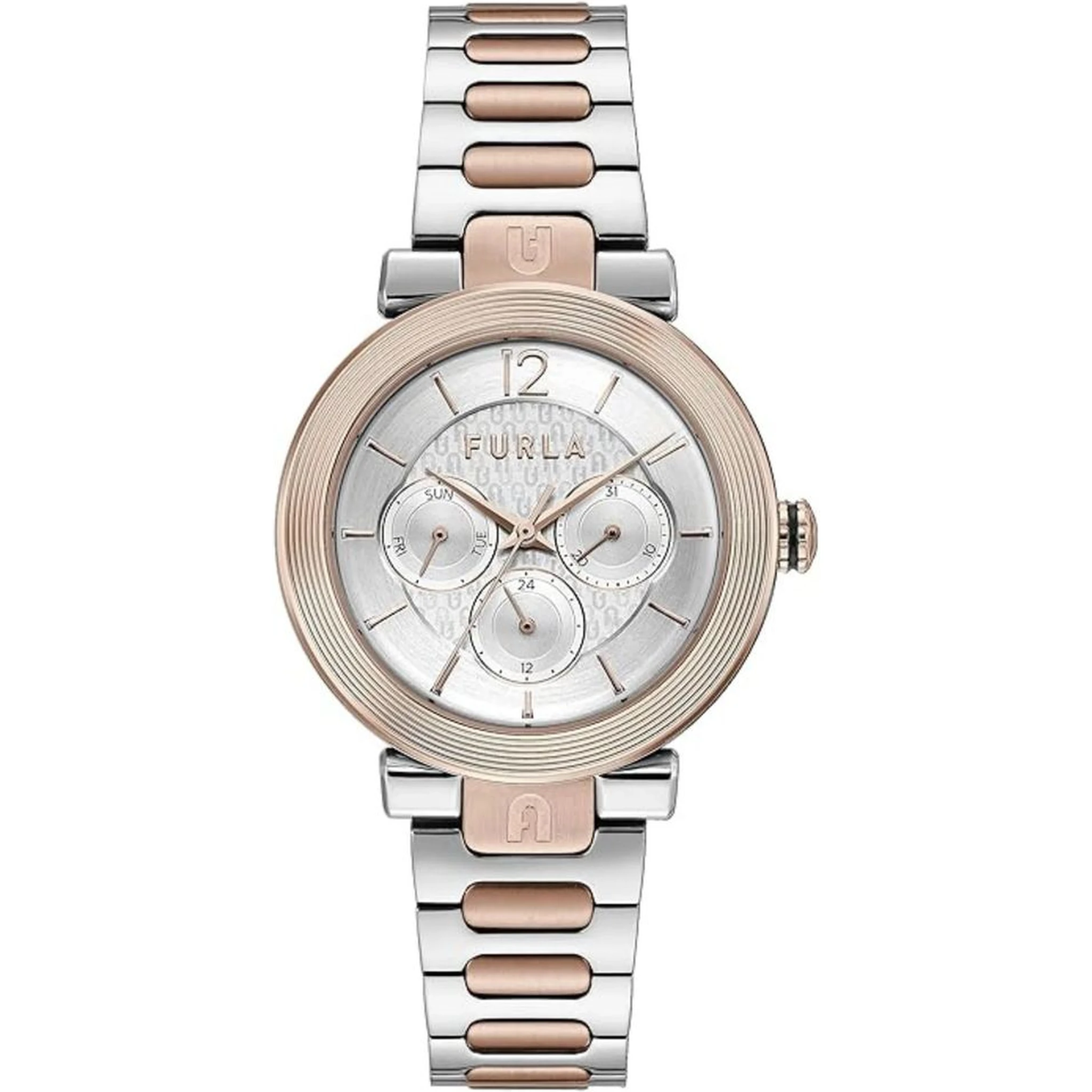Gray Stainless Steel Dress Watch