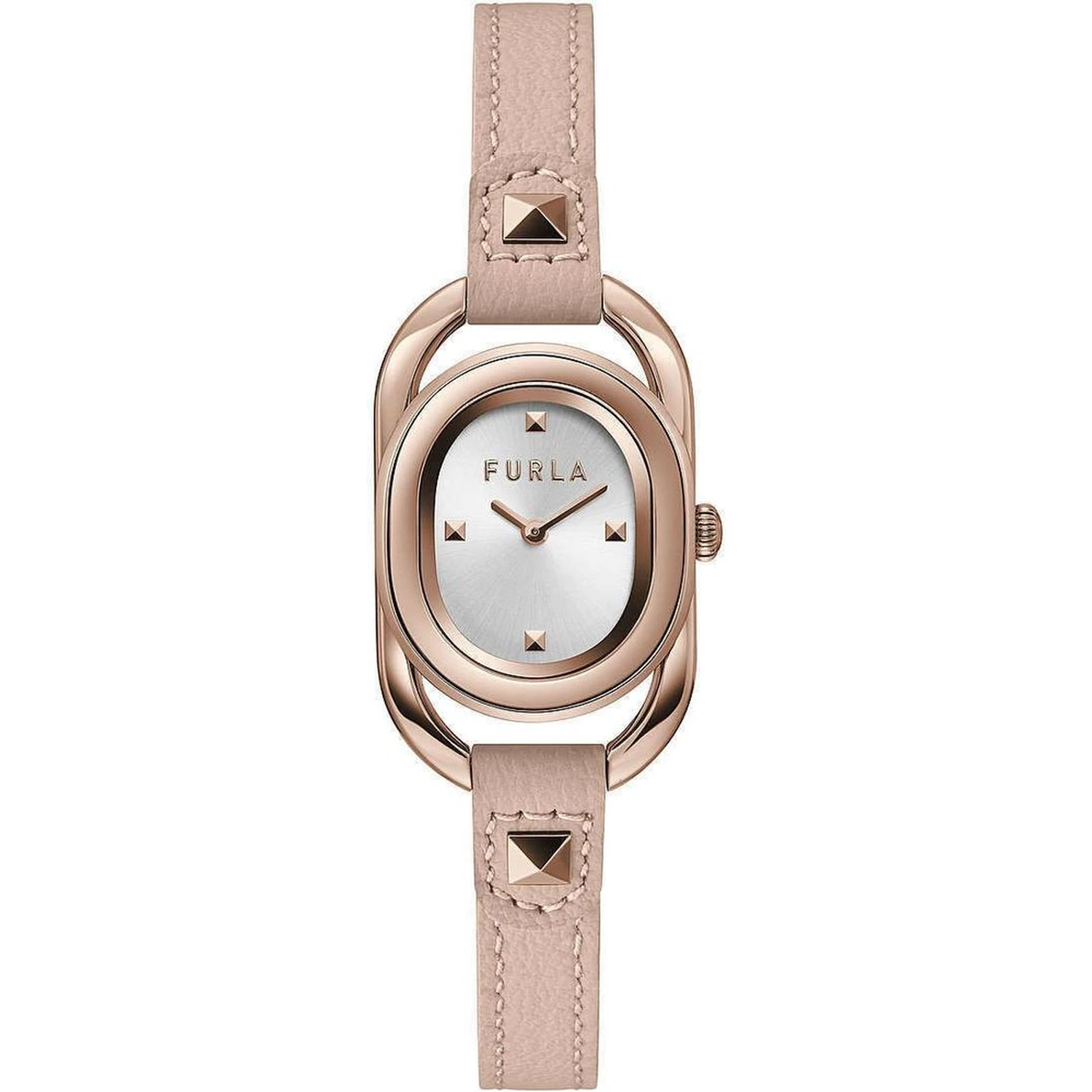 Multicolor Leather Dress Watch