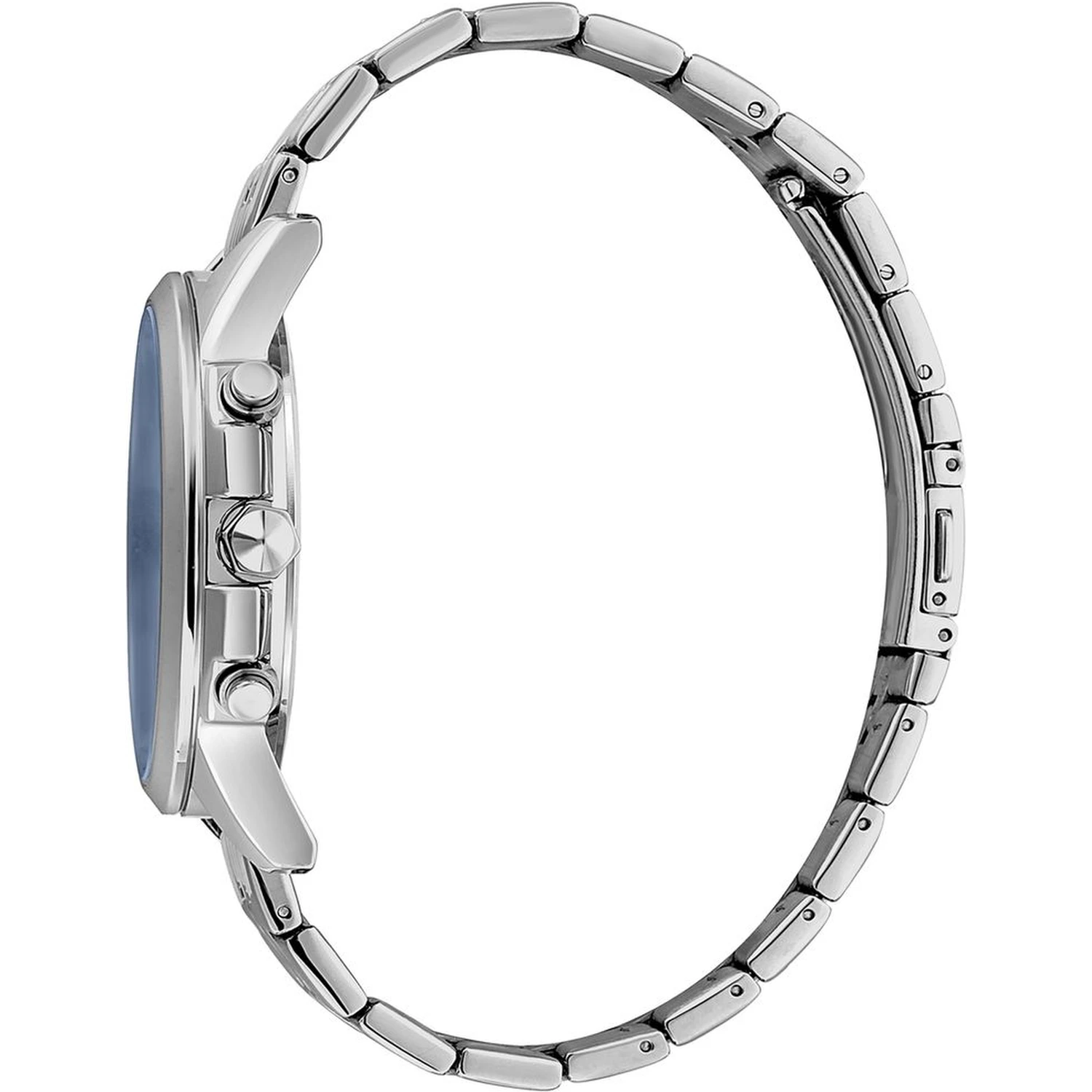 Gray Stainless Steel Dress Watch