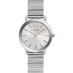 Gray Stainless Steel Dress Watch