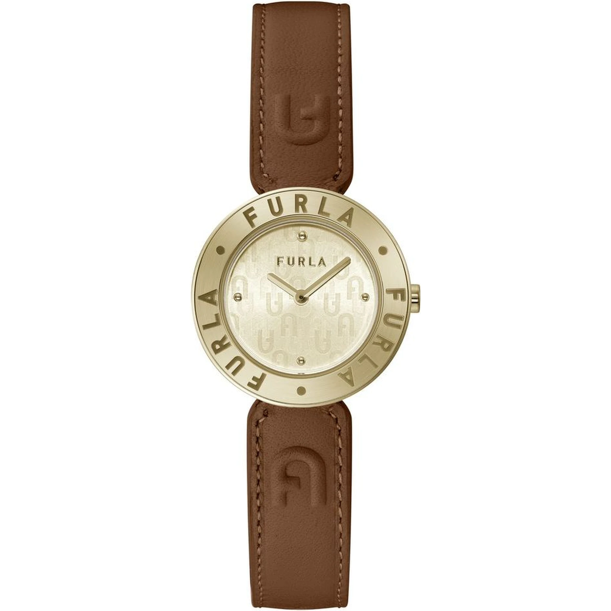 Brown Leather Dress Watch