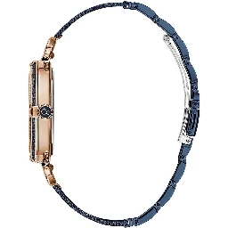Blue Stainless Steel Dress Watch