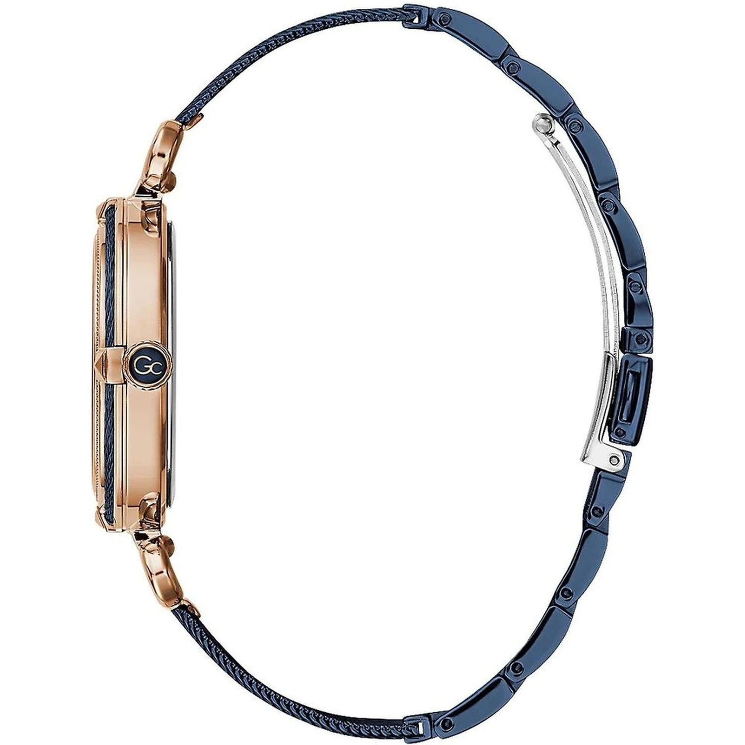 Blue Stainless Steel Dress Watch