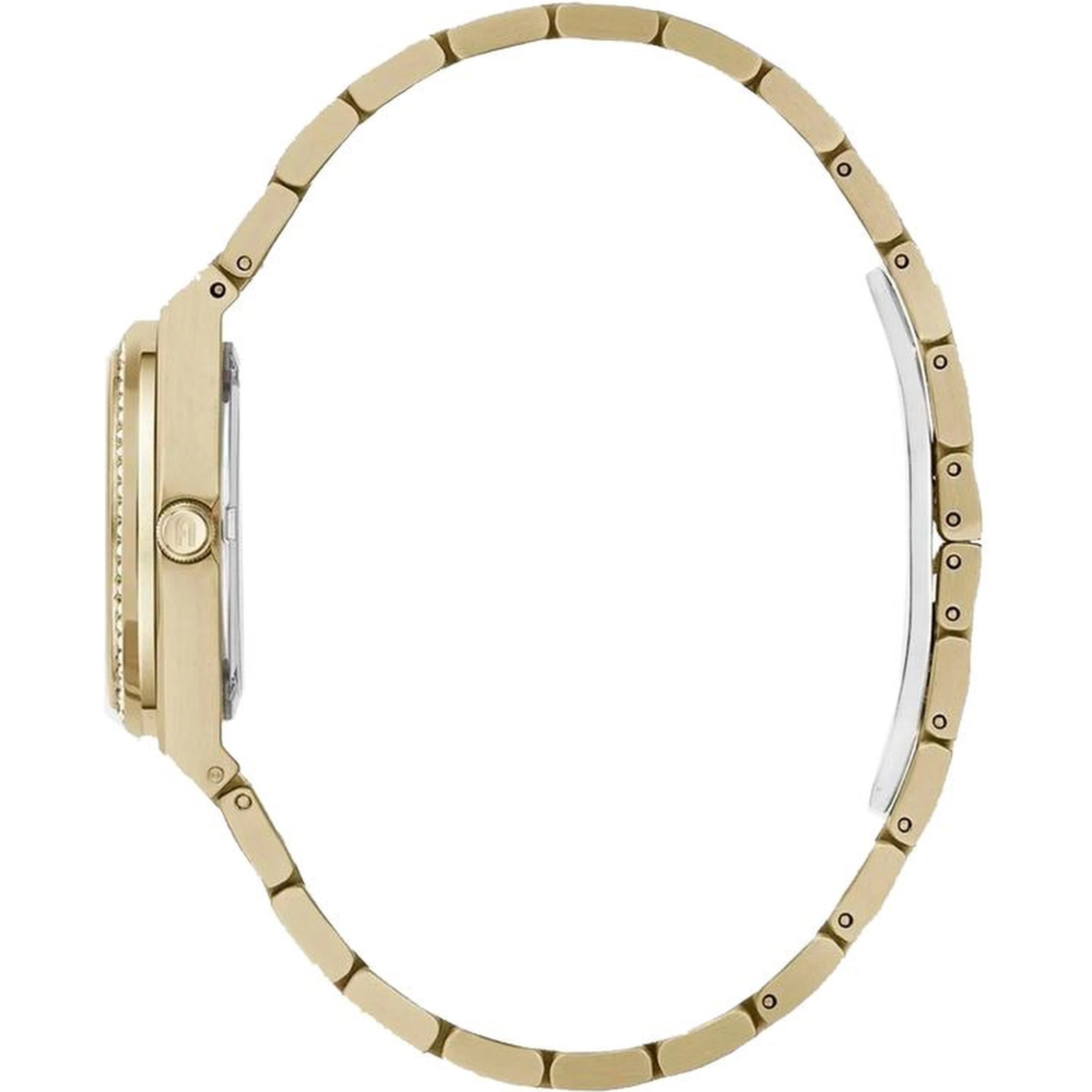 Gold Stainless Steel Dress Watch