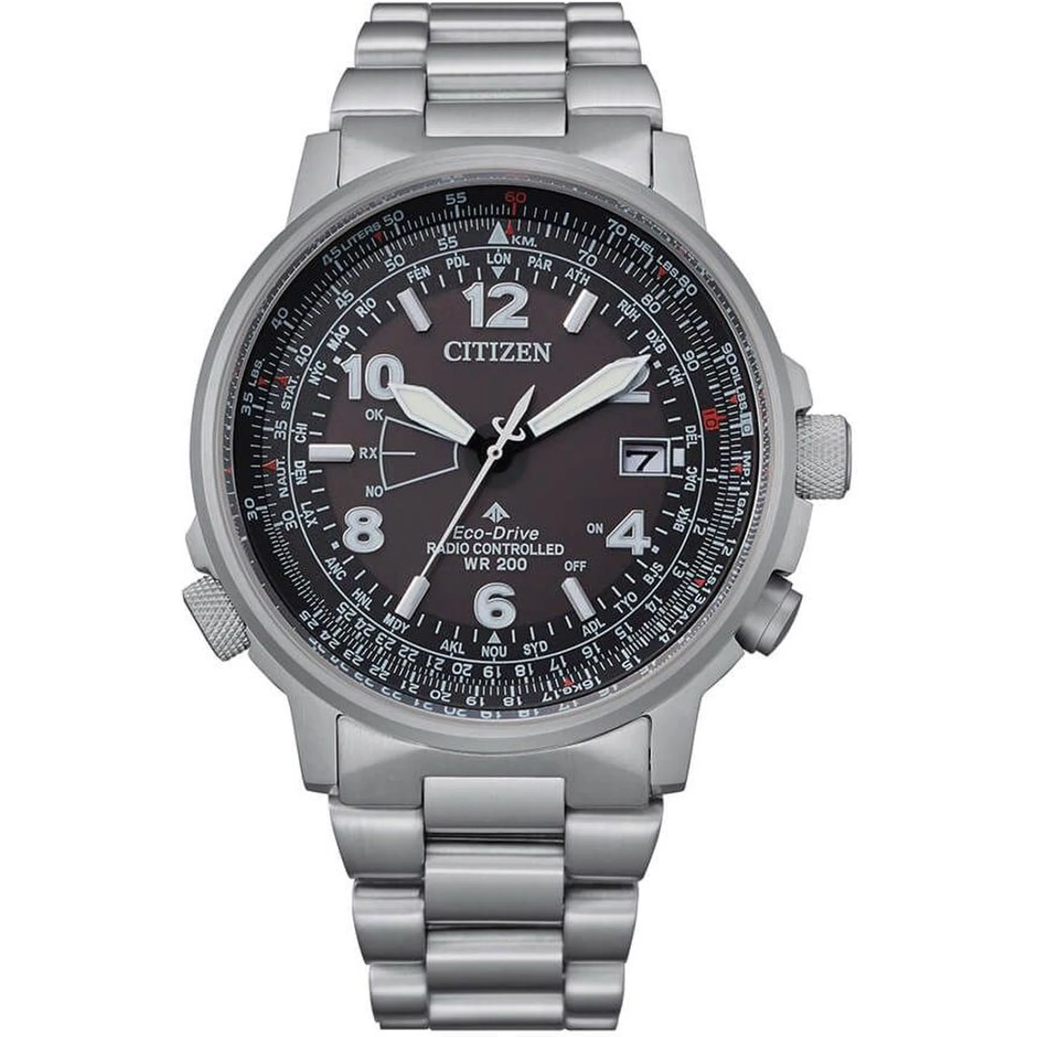Gray Stainless Steel Sport Watch