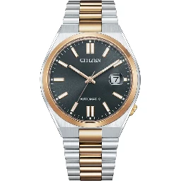 Gray Stainless Steel Dress Watch