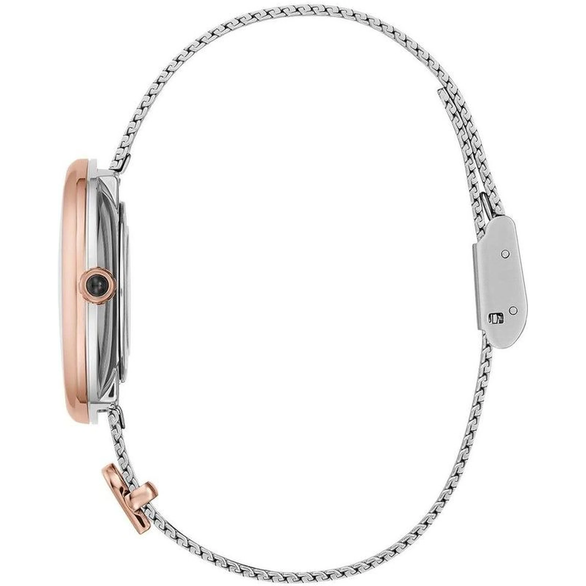 Gray Stainless Steel Dress Watch