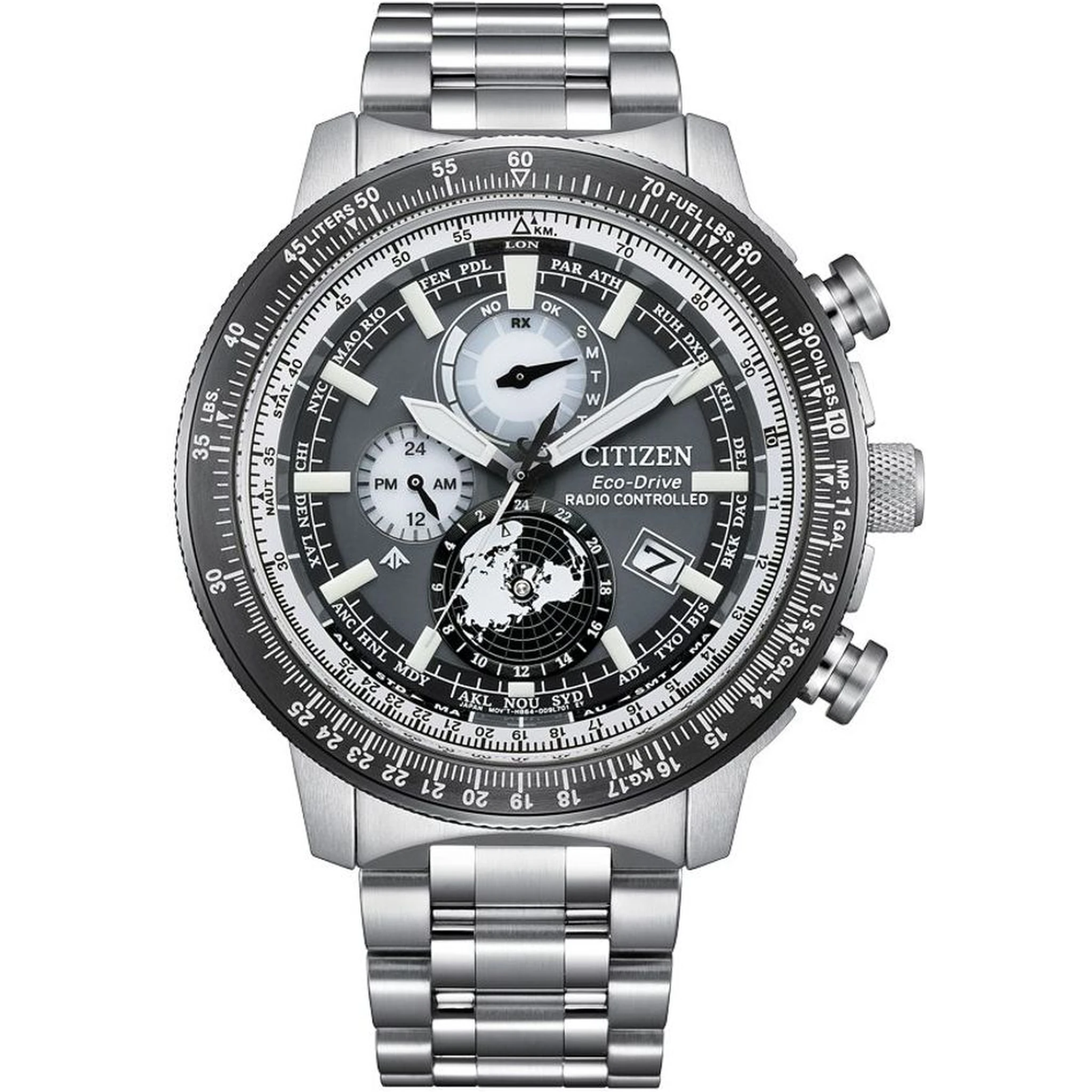 Gray Stainless Steel Sport Watch